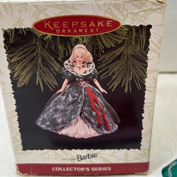 VTG 1995 Holiday Barbie Keepsake Christmas Tree Ornament Handcrafted - Picture 5 of 10